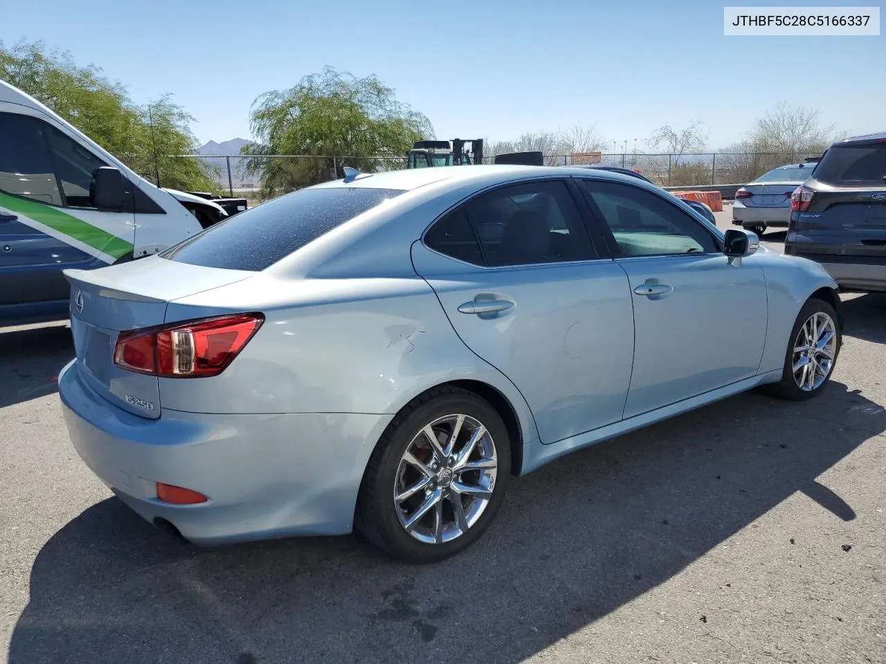 2012 Lexus Is 250 VIN: JTHBF5C28C5166337 Lot: 72589824