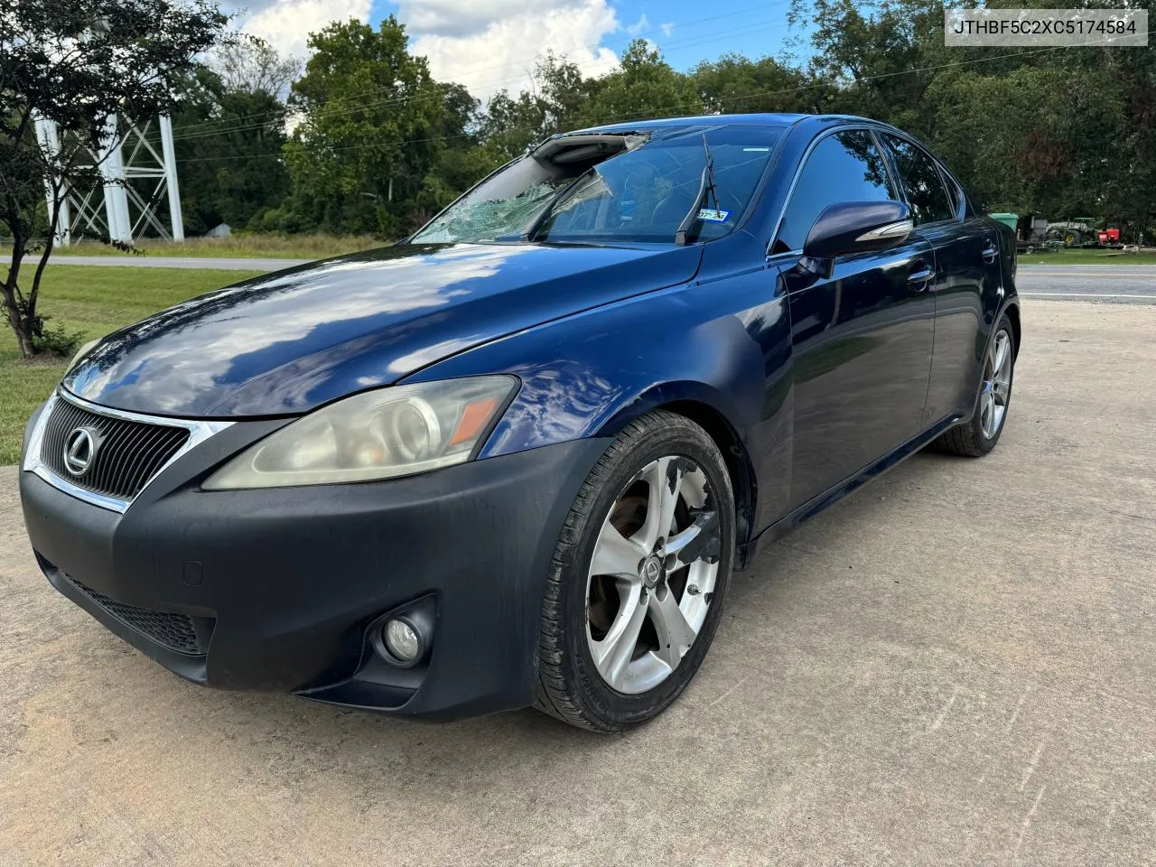 2012 Lexus Is 250 VIN: JTHBF5C2XC5174584 Lot: 73422734