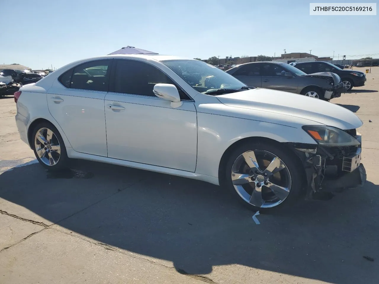 2012 Lexus Is 250 VIN: JTHBF5C20C5169216 Lot: 73806564