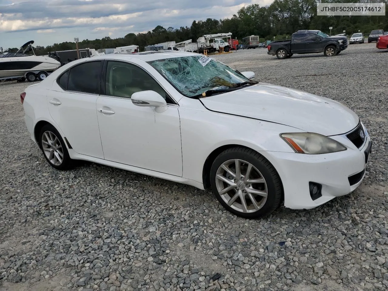 2012 Lexus Is 250 VIN: JTHBF5C20C5174612 Lot: 74053074