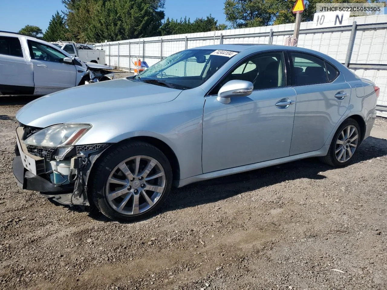 2012 Lexus Is 250 VIN: JTHCF5C22C5053505 Lot: 74344104