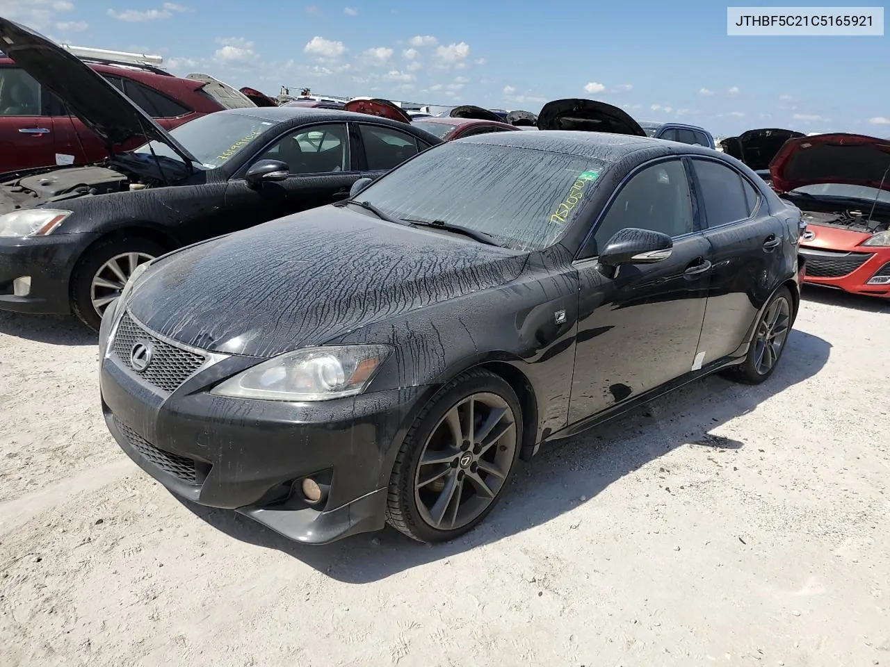 2012 Lexus Is 250 VIN: JTHBF5C21C5165921 Lot: 75205704