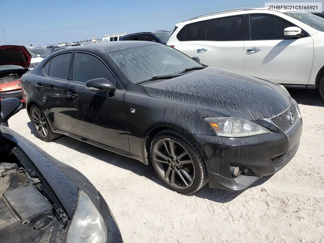 2012 Lexus Is 250 VIN: JTHBF5C21C5165921 Lot: 75205704