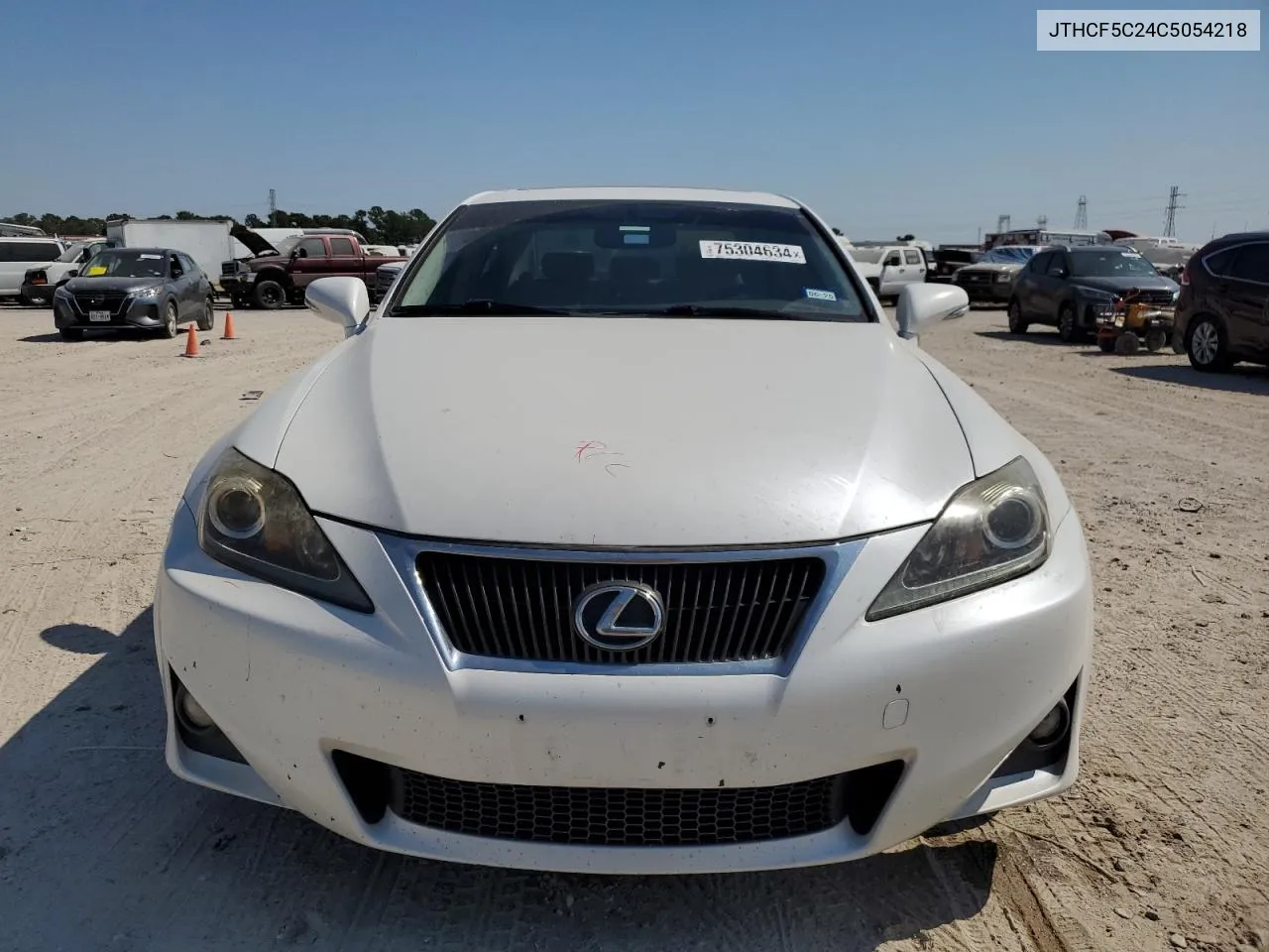 2012 Lexus Is 250 VIN: JTHCF5C24C5054218 Lot: 75304634