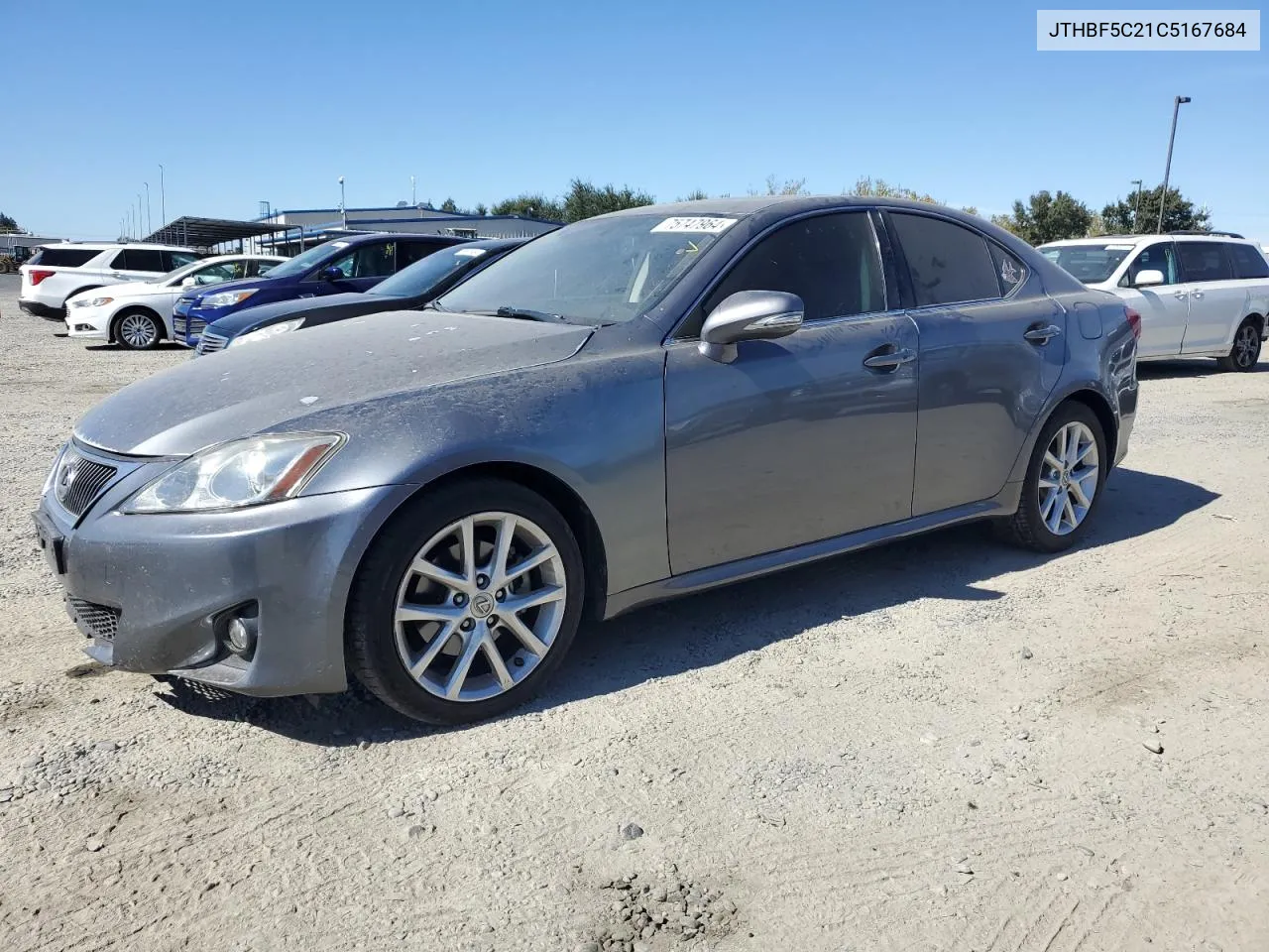 2012 Lexus Is 250 VIN: JTHBF5C21C5167684 Lot: 75747964