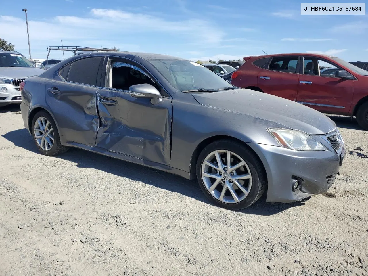 2012 Lexus Is 250 VIN: JTHBF5C21C5167684 Lot: 75747964