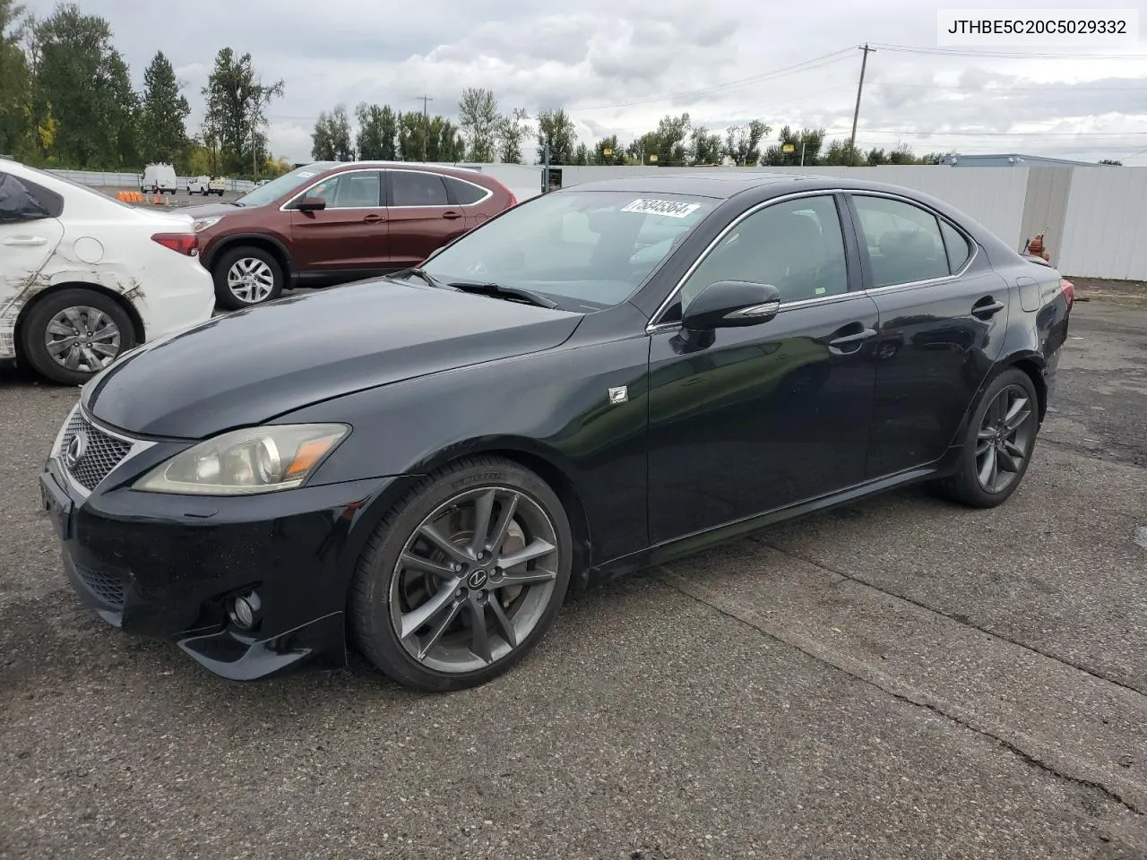 2012 Lexus Is 350 VIN: JTHBE5C20C5029332 Lot: 75845364