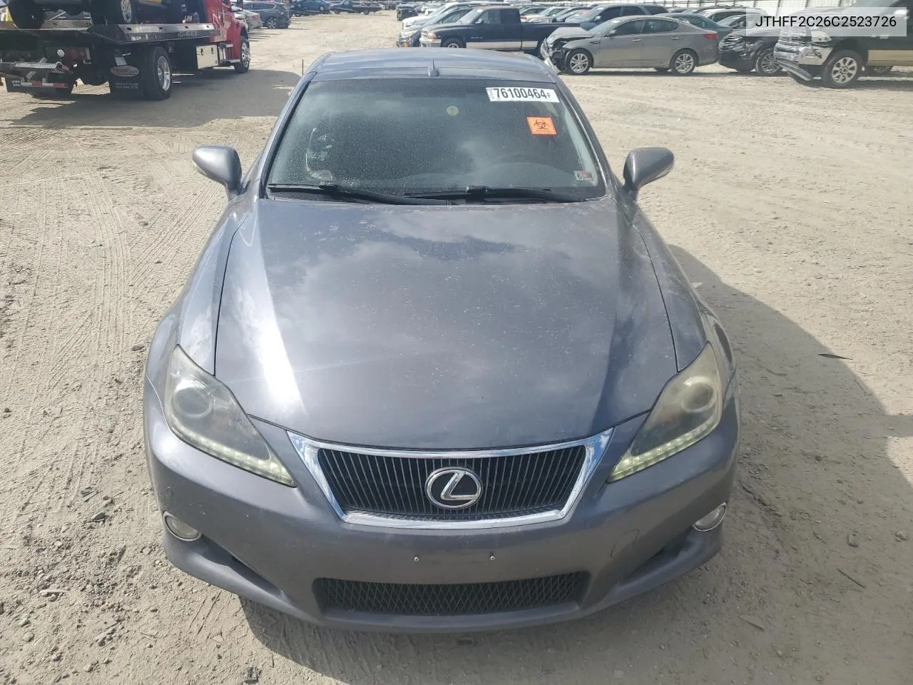 2012 Lexus Is 250 VIN: JTHFF2C26C2523726 Lot: 76100464