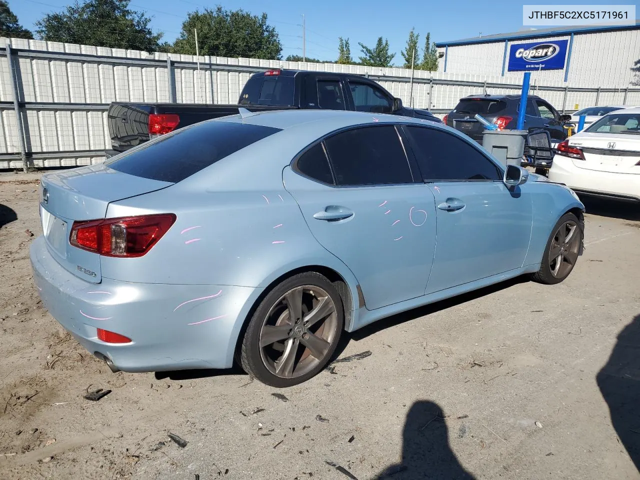 2012 Lexus Is 250 VIN: JTHBF5C2XC5171961 Lot: 76263164