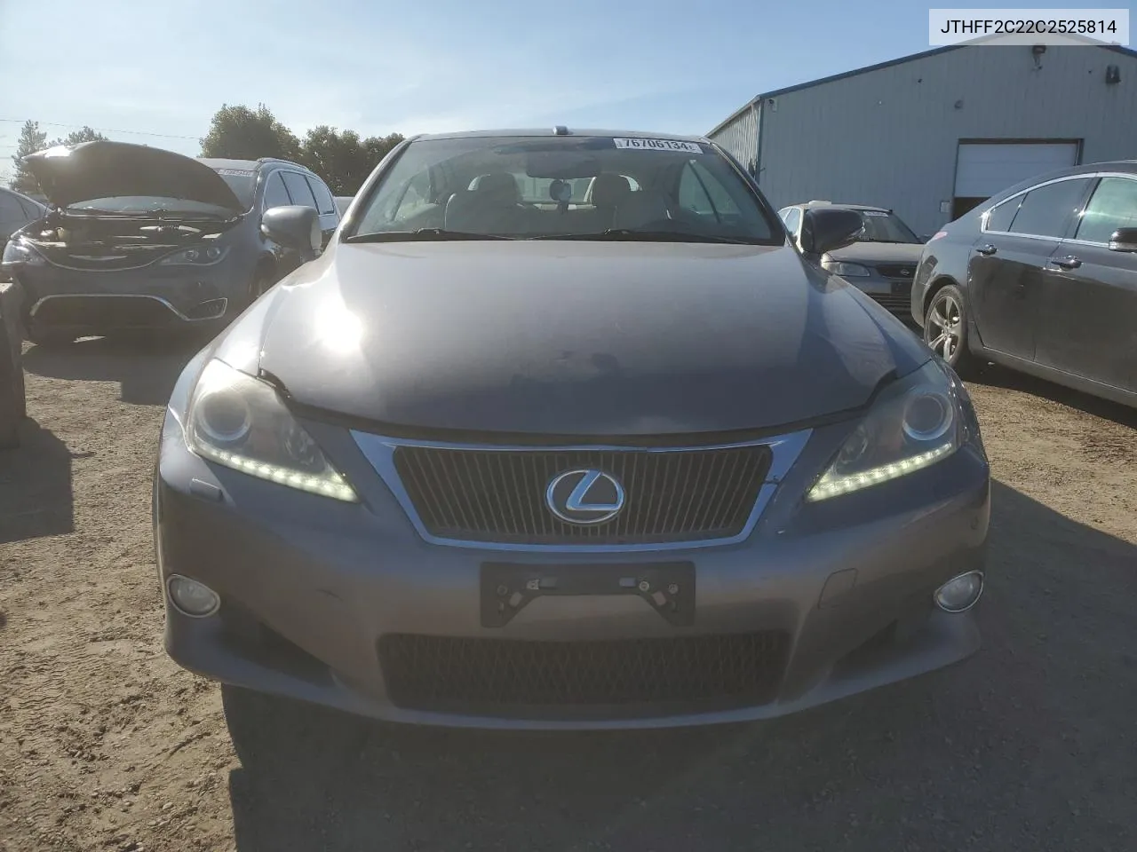 2012 Lexus Is 250 VIN: JTHFF2C22C2525814 Lot: 76706134