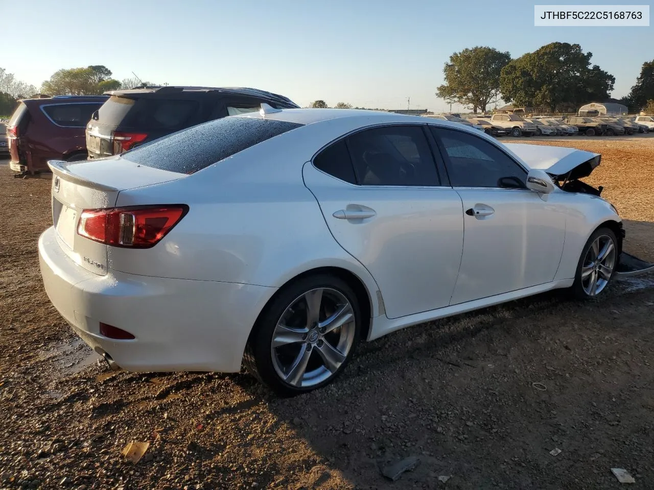 2012 Lexus Is 250 VIN: JTHBF5C22C5168763 Lot: 77538884