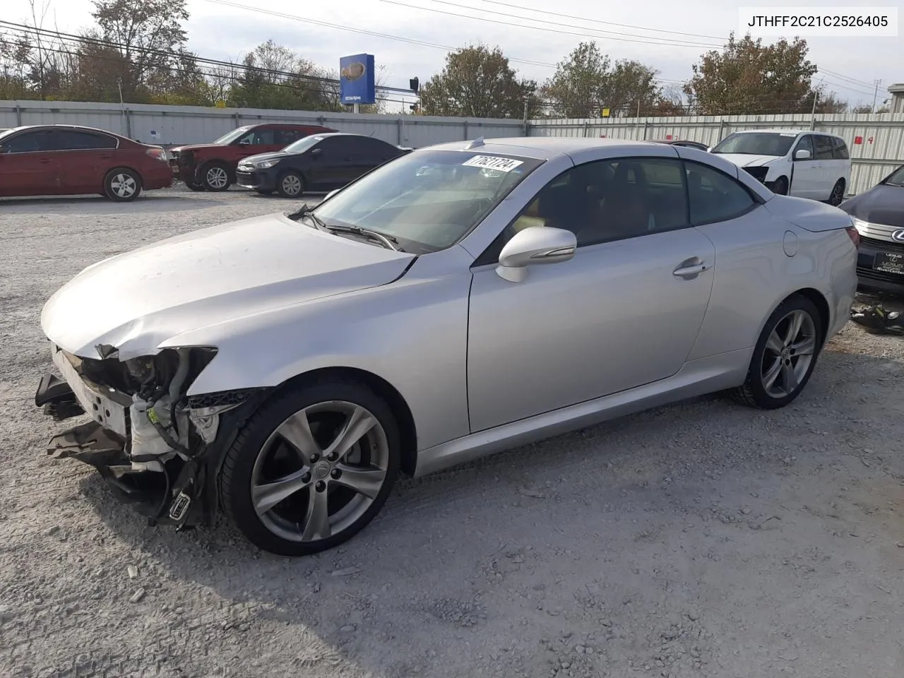 2012 Lexus Is 250 VIN: JTHFF2C21C2526405 Lot: 77621724