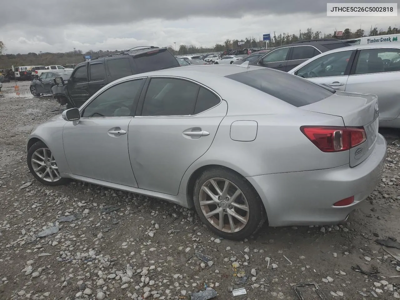 2012 Lexus Is 350 VIN: JTHCE5C26C5002818 Lot: 78295034