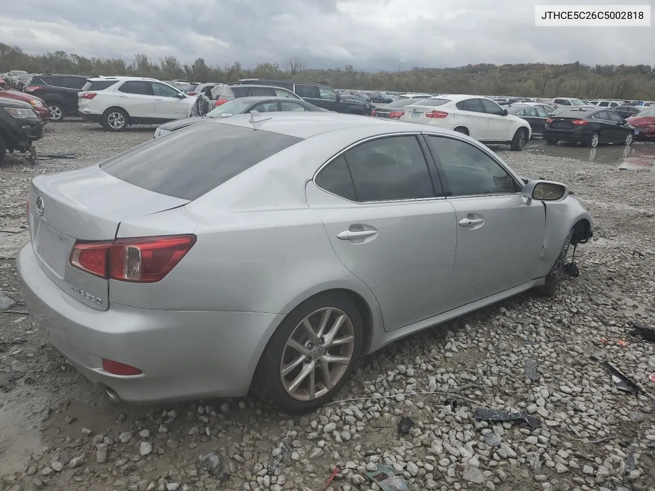 2012 Lexus Is 350 VIN: JTHCE5C26C5002818 Lot: 78295034