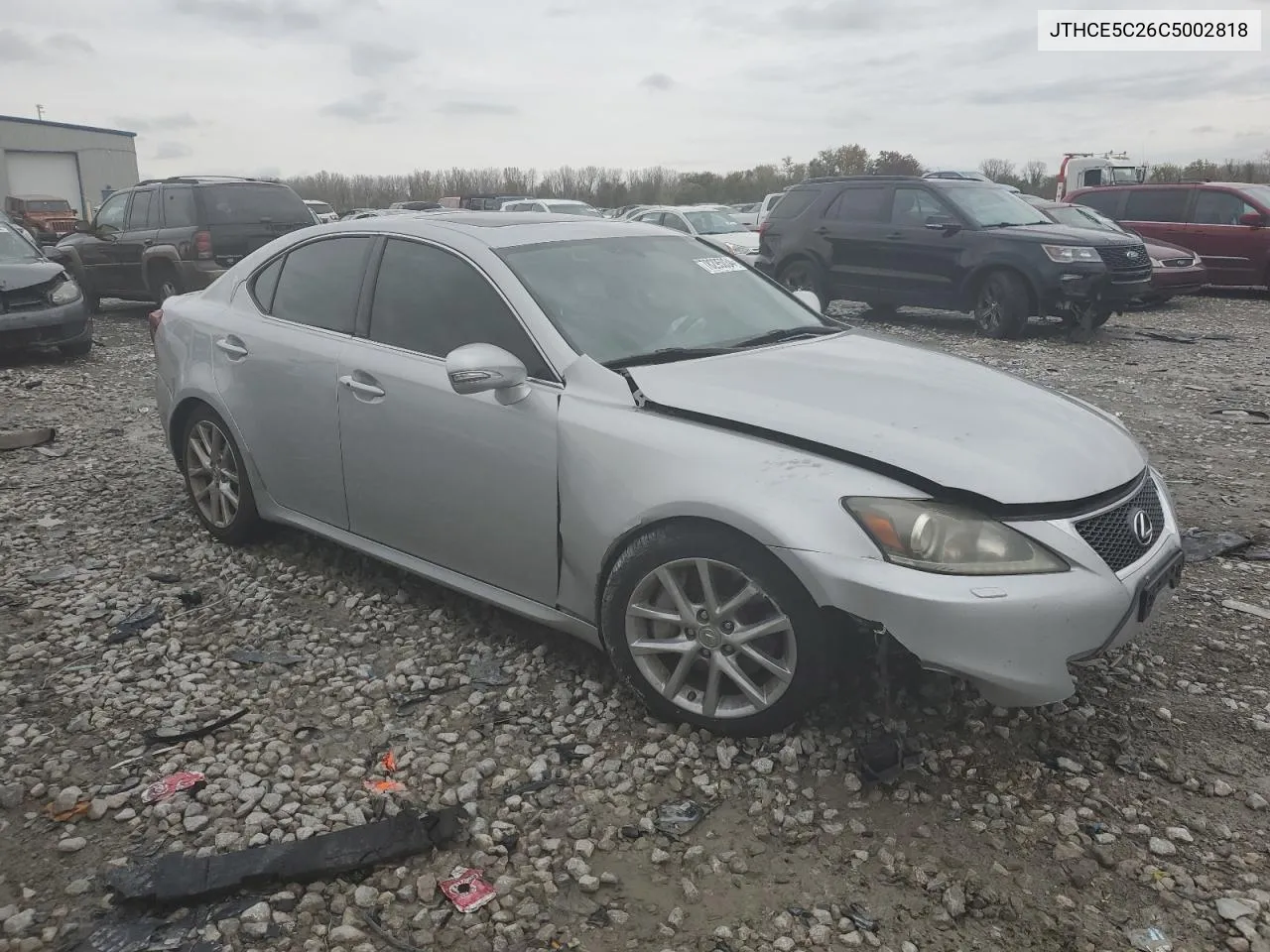 2012 Lexus Is 350 VIN: JTHCE5C26C5002818 Lot: 78295034