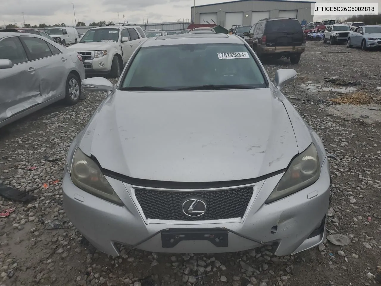 2012 Lexus Is 350 VIN: JTHCE5C26C5002818 Lot: 78295034