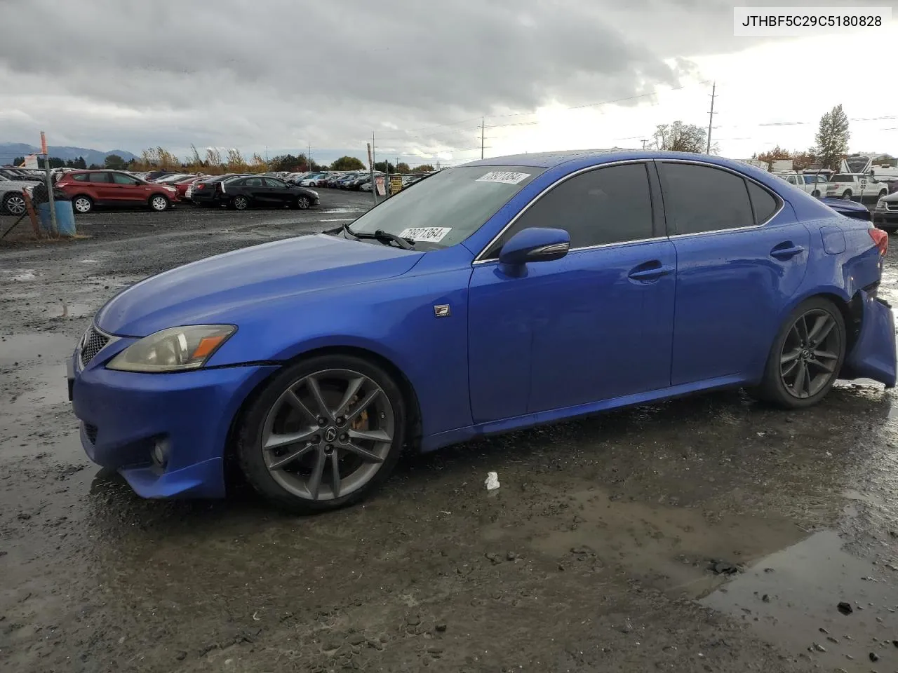 2012 Lexus Is 250 VIN: JTHBF5C29C5180828 Lot: 78921364