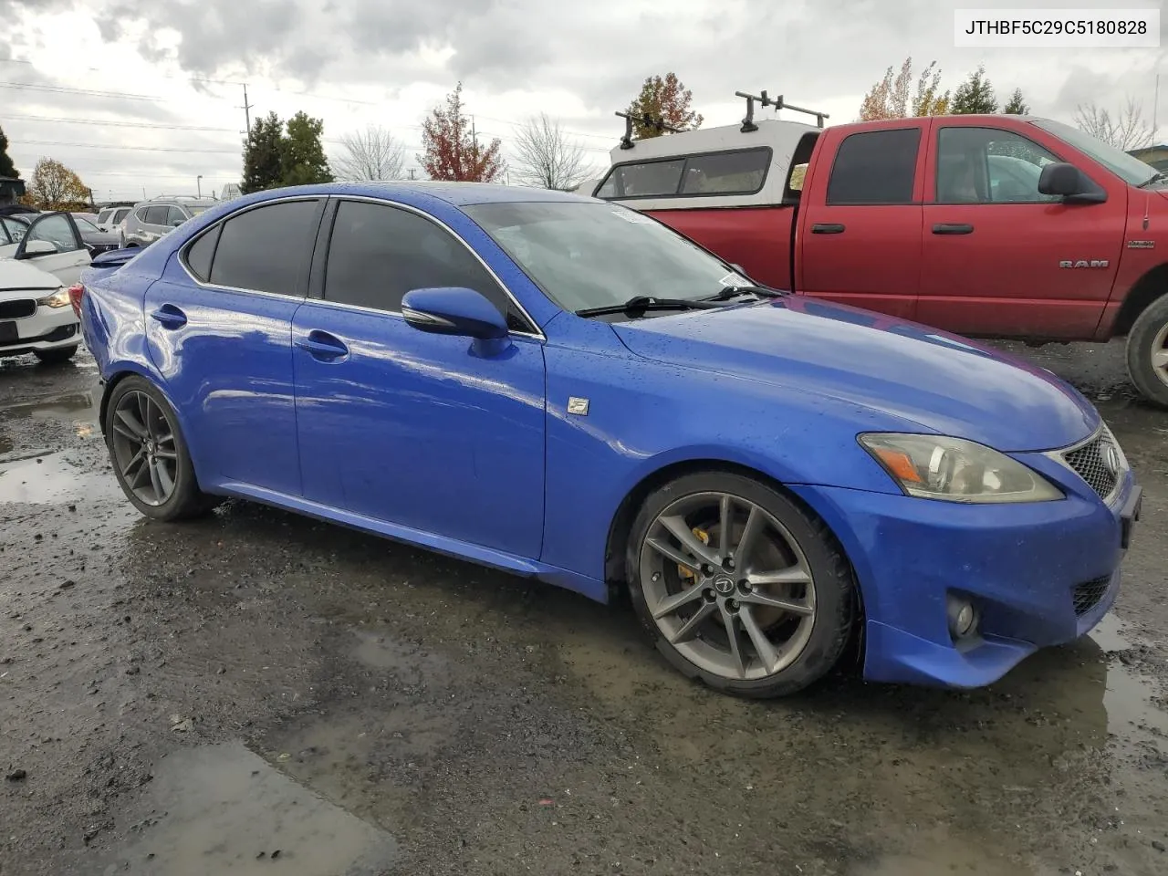 2012 Lexus Is 250 VIN: JTHBF5C29C5180828 Lot: 78921364