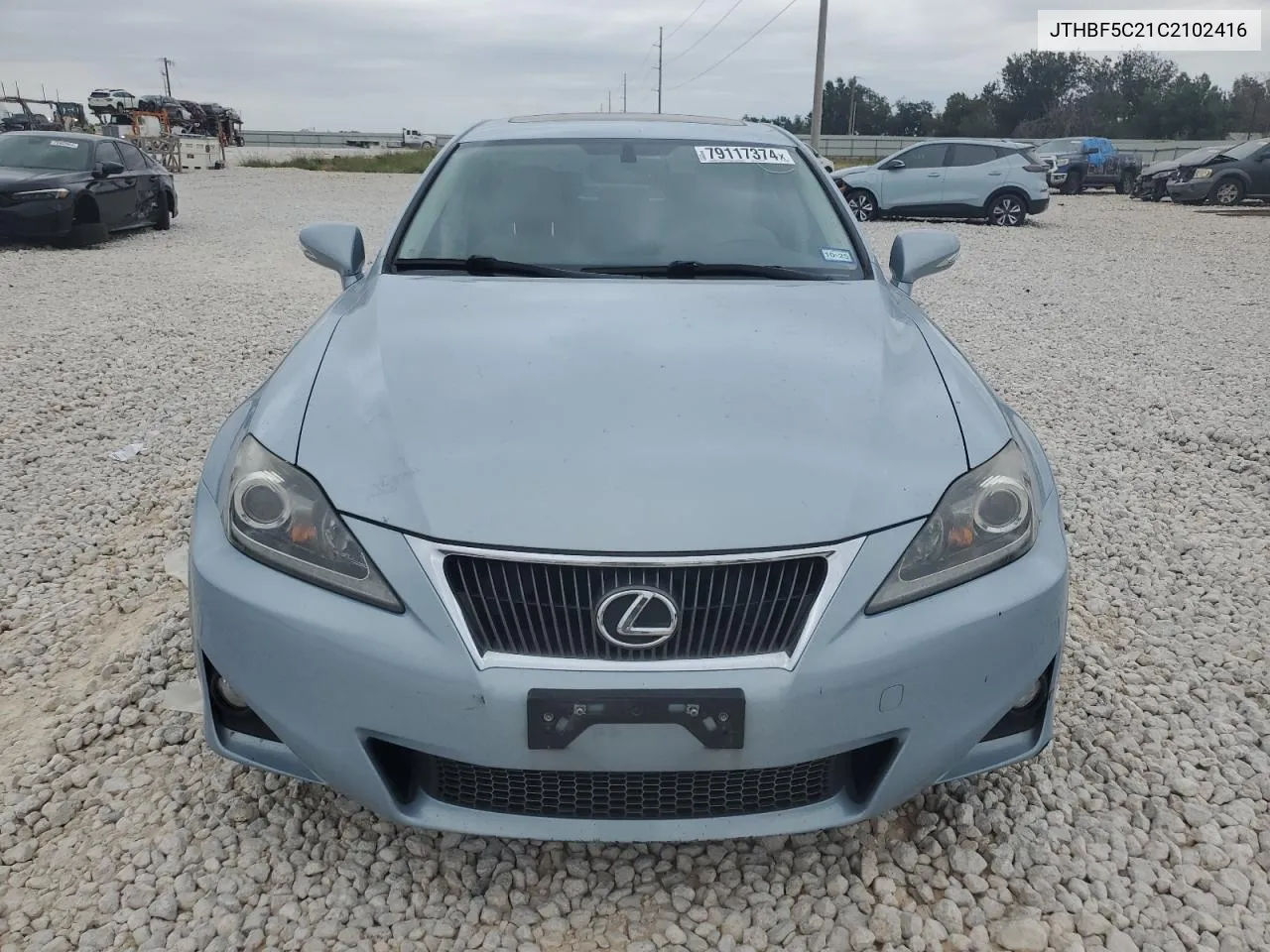 2012 Lexus Is 250 VIN: JTHBF5C21C2102416 Lot: 79117374