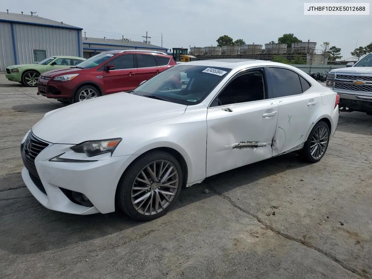 2014 Lexus Is 250 VIN: JTHBF1D2XE5012688 Lot: 62455384