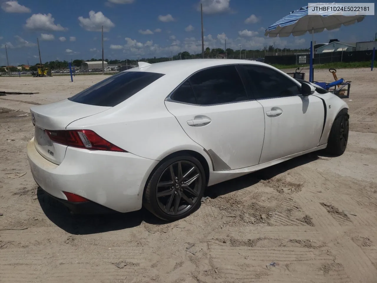 2014 Lexus Is 250 VIN: JTHBF1D24E5022181 Lot: 63249913