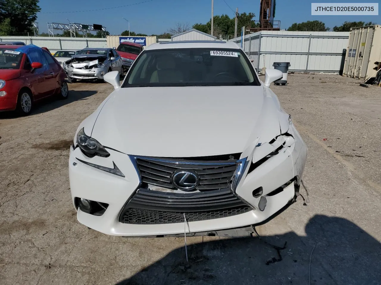 2014 Lexus Is 350 VIN: JTHCE1D20E5000735 Lot: 69305524