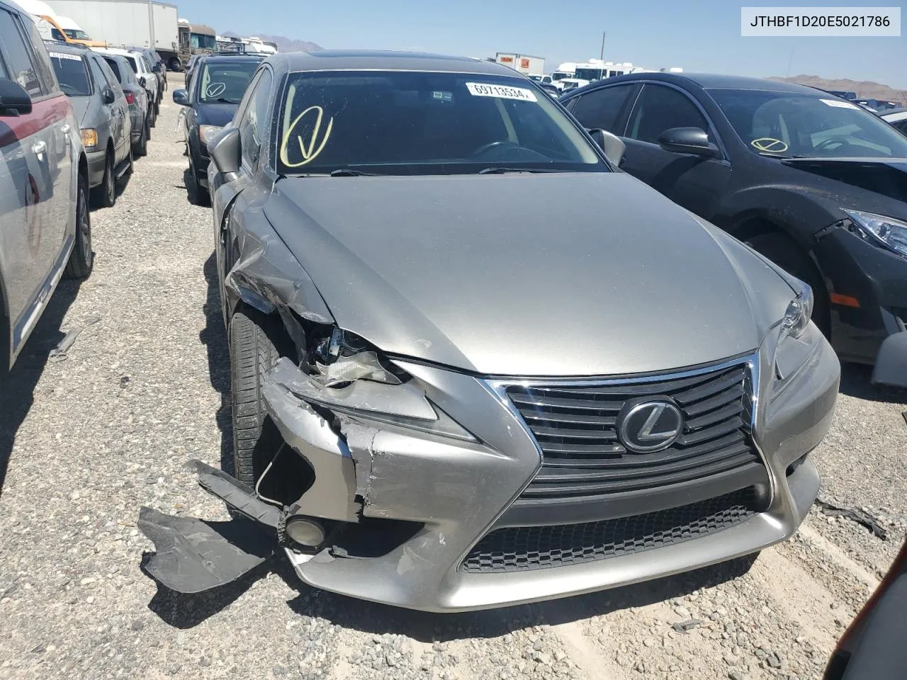 2014 Lexus Is 250 VIN: JTHBF1D20E5021786 Lot: 69713534