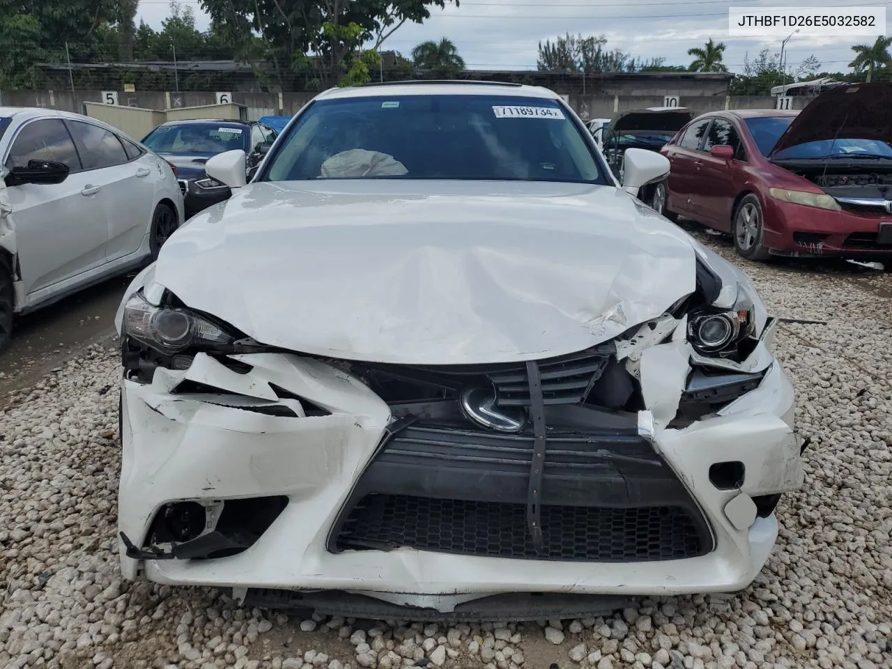 2014 Lexus Is 250 VIN: JTHBF1D26E5032582 Lot: 71189734