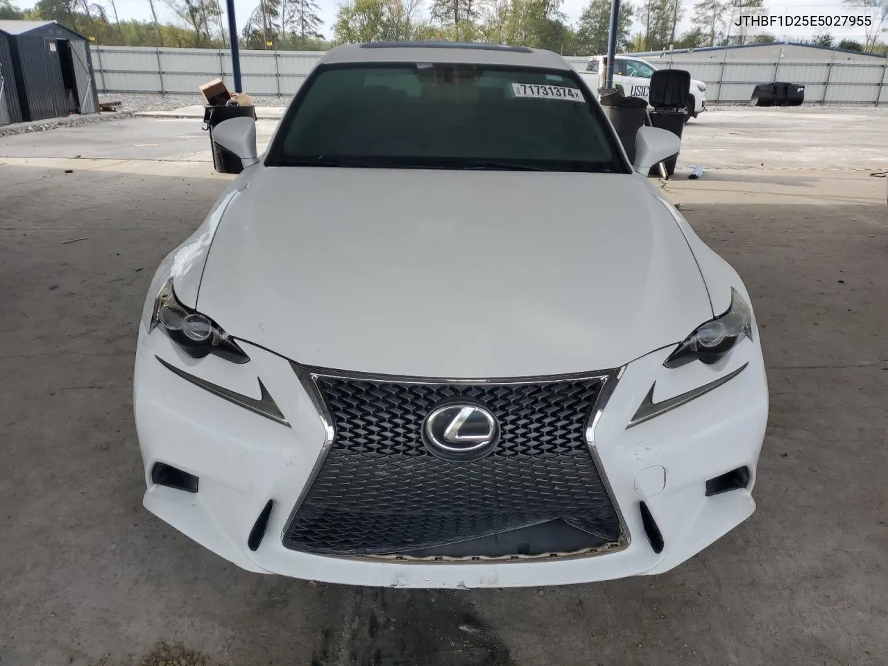 2014 Lexus Is 250 VIN: JTHBF1D25E5027955 Lot: 71731374