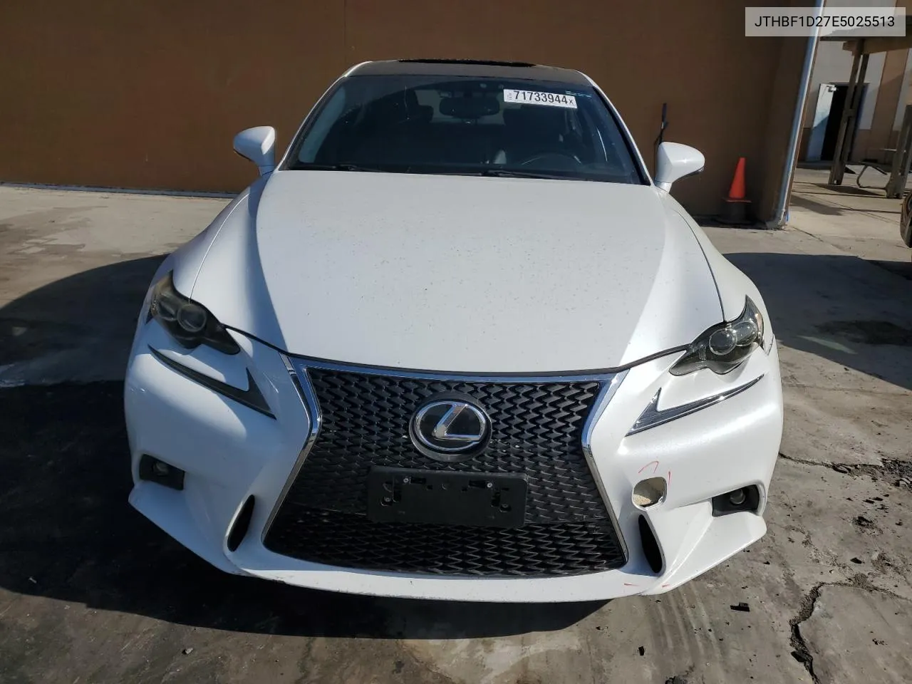 2014 Lexus Is 250 VIN: JTHBF1D27E5025513 Lot: 71733944