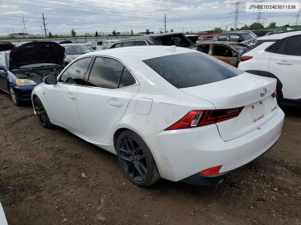 2014 Lexus Is 350 VIN: JTHBE1D24E5011538 Lot: 72589204