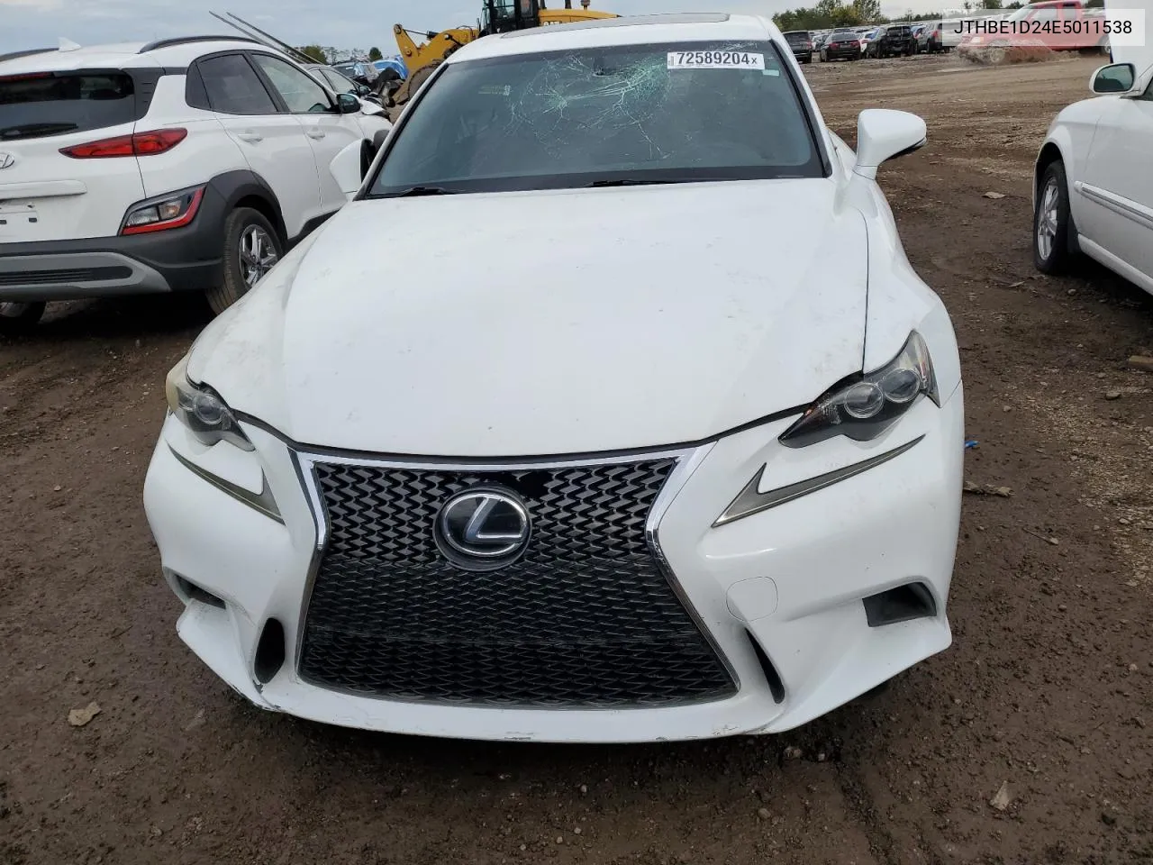 2014 Lexus Is 350 VIN: JTHBE1D24E5011538 Lot: 72589204