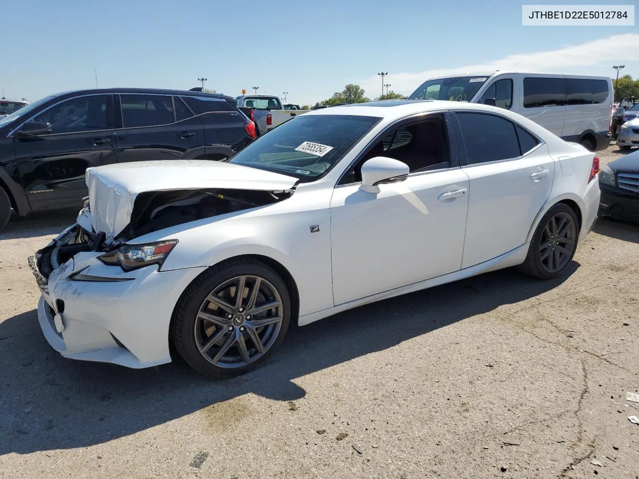 2014 Lexus Is 350 VIN: JTHBE1D22E5012784 Lot: 72685354