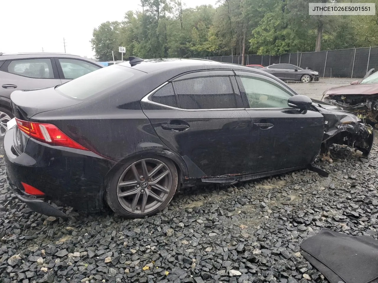 2014 Lexus Is 350 VIN: JTHCE1D26E5001551 Lot: 72940374