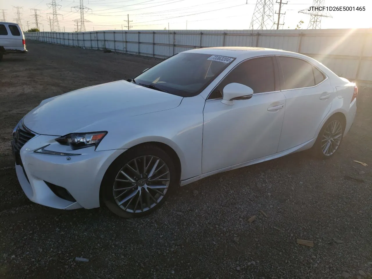 2014 Lexus Is 250 VIN: JTHCF1D26E5001465 Lot: 73363204