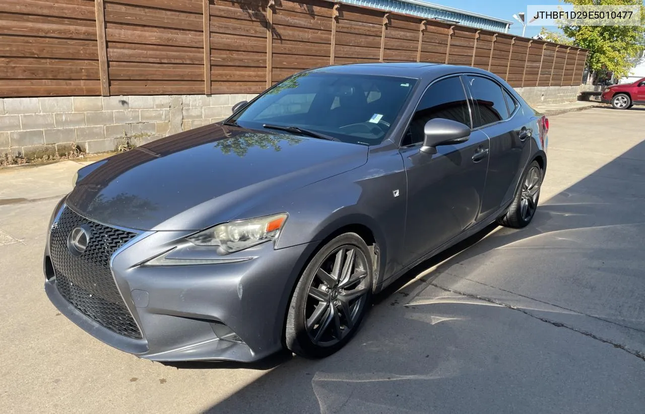 2014 Lexus Is 250 VIN: JTHBF1D29E5010477 Lot: 74494474