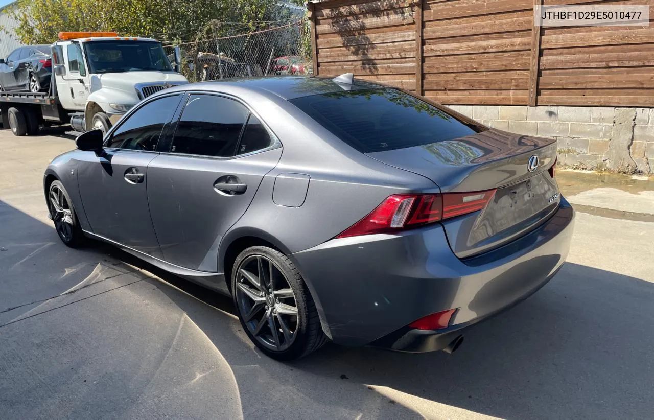 2014 Lexus Is 250 VIN: JTHBF1D29E5010477 Lot: 74494474