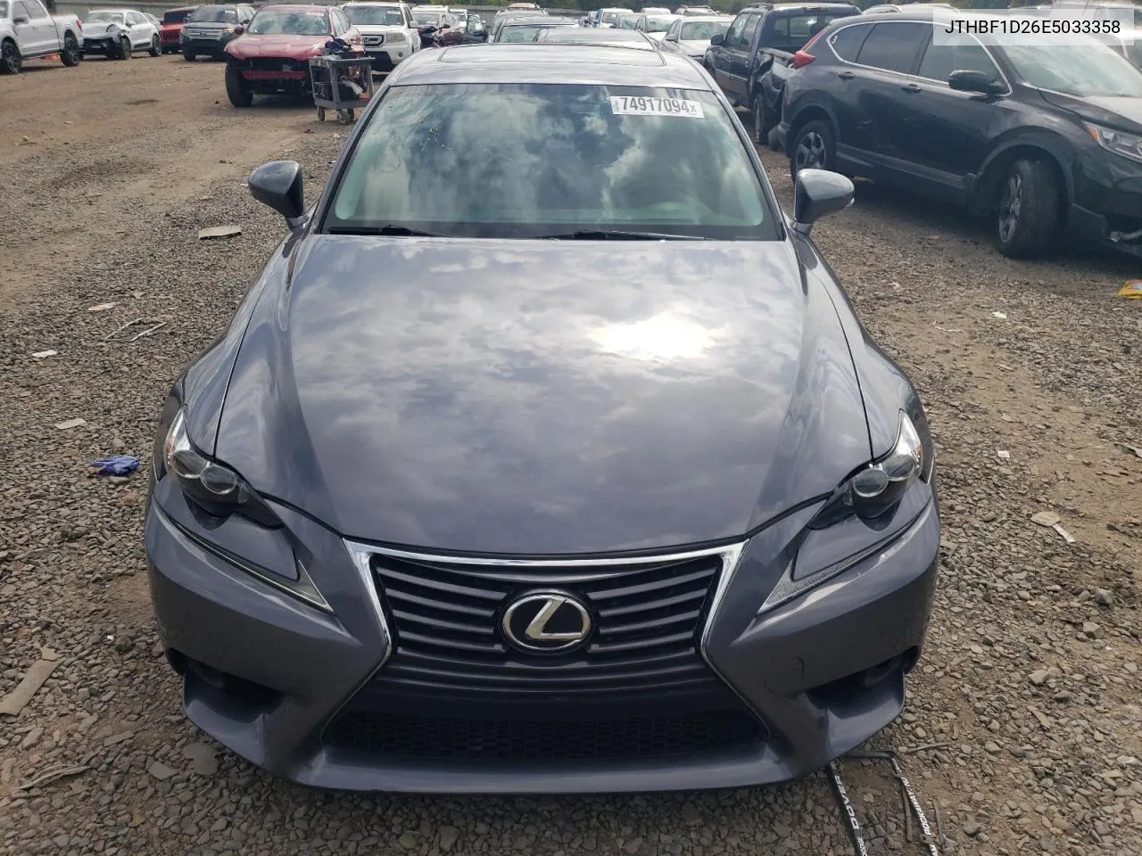 2014 Lexus Is 250 VIN: JTHBF1D26E5033358 Lot: 74917094