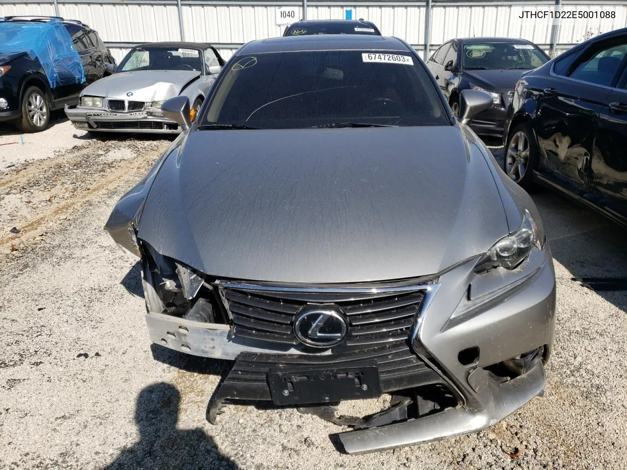 2014 Lexus Is 250 VIN: JTHCF1D22E5001088 Lot: 75705694