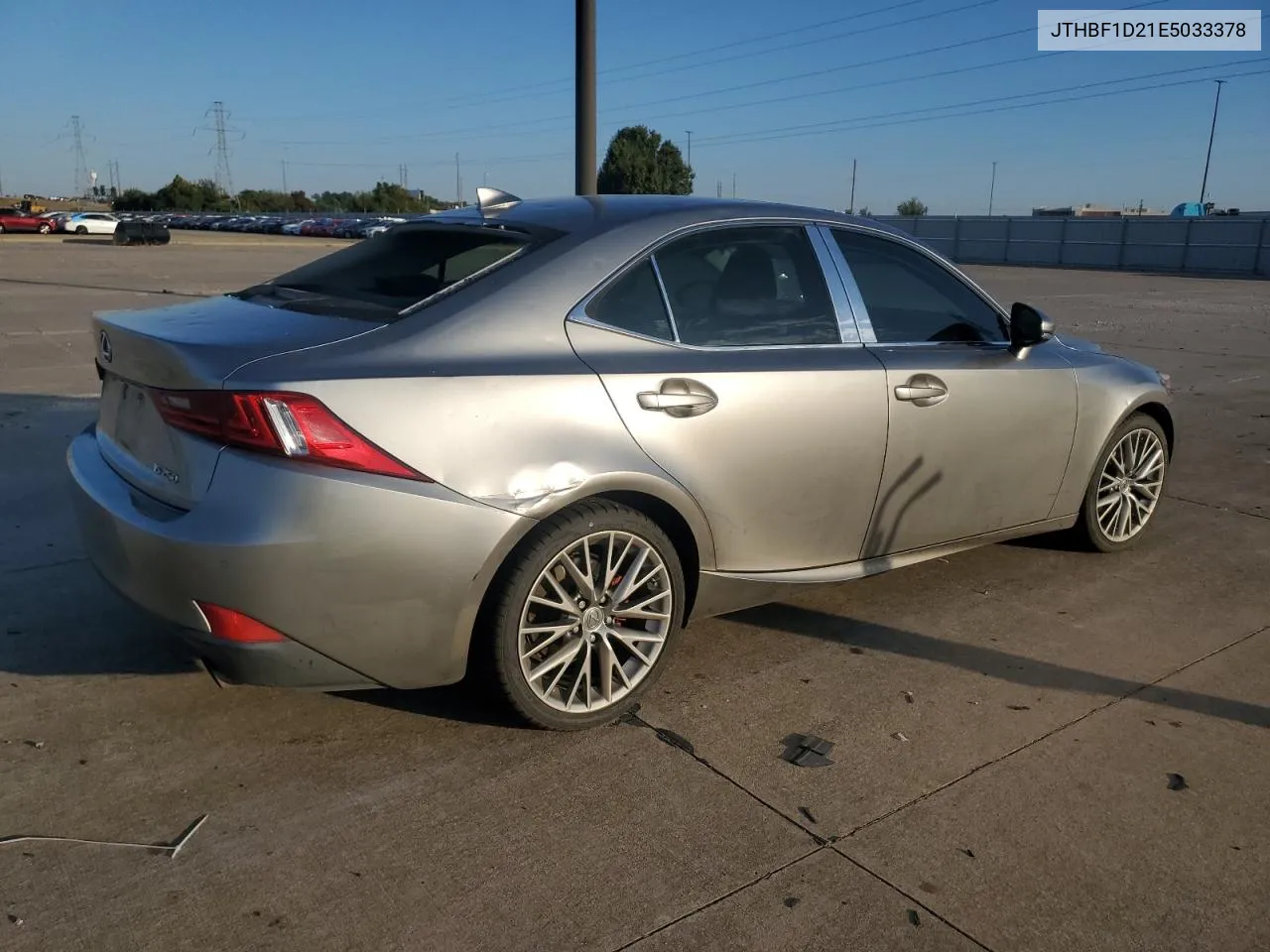 2014 Lexus Is 250 VIN: JTHBF1D21E5033378 Lot: 77154834