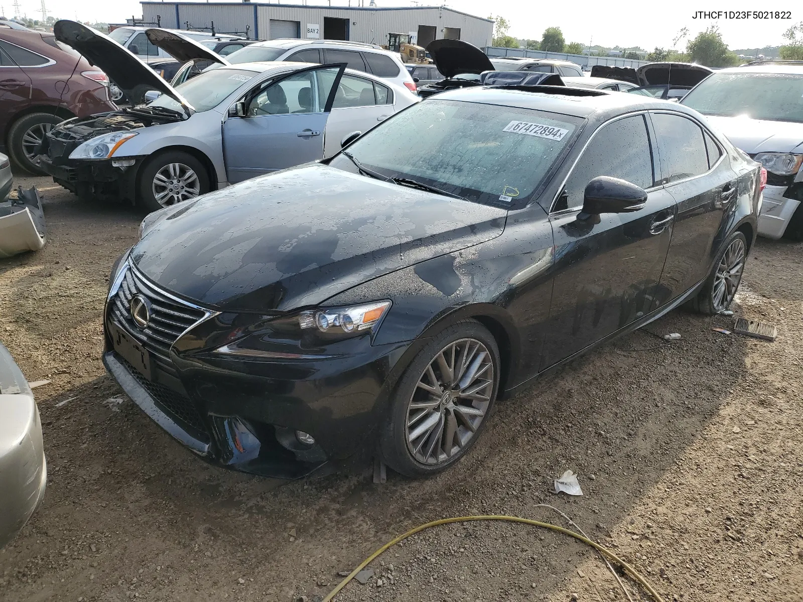 2015 Lexus Is 250 VIN: JTHCF1D23F5021822 Lot: 67472894