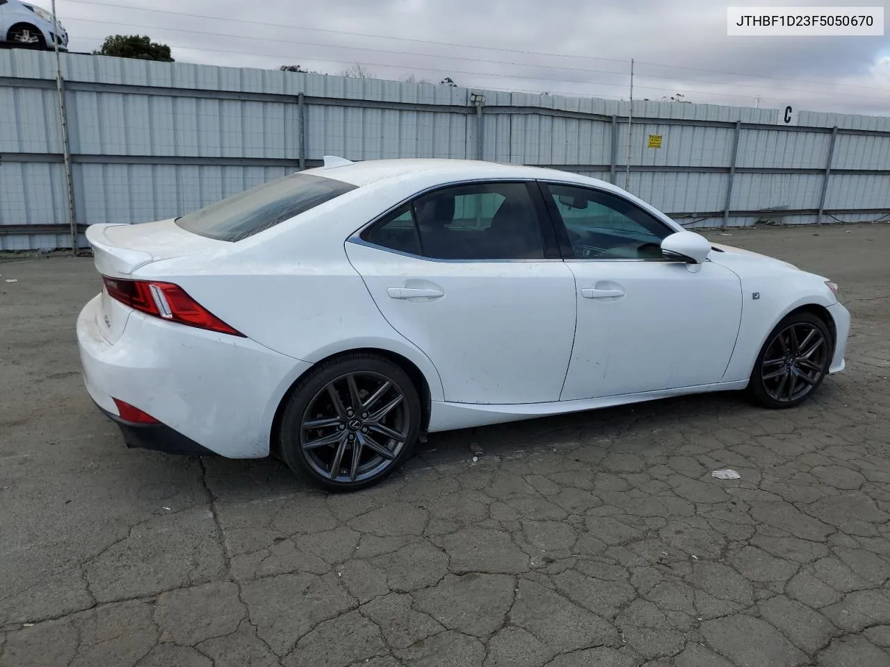 2015 Lexus Is 250 VIN: JTHBF1D23F5050670 Lot: 68327104