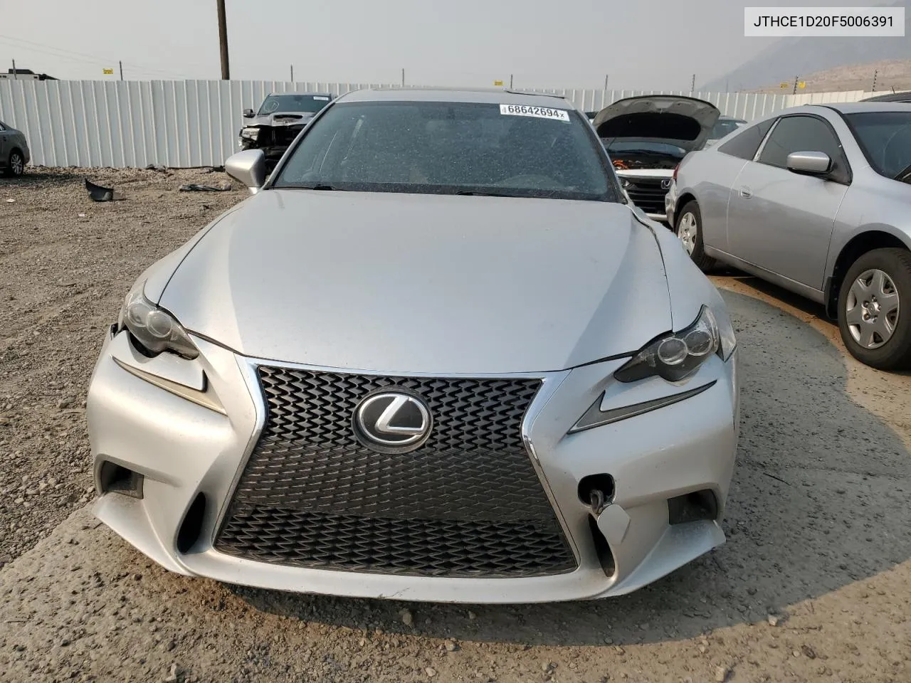 2015 Lexus Is 350 VIN: JTHCE1D20F5006391 Lot: 68642694