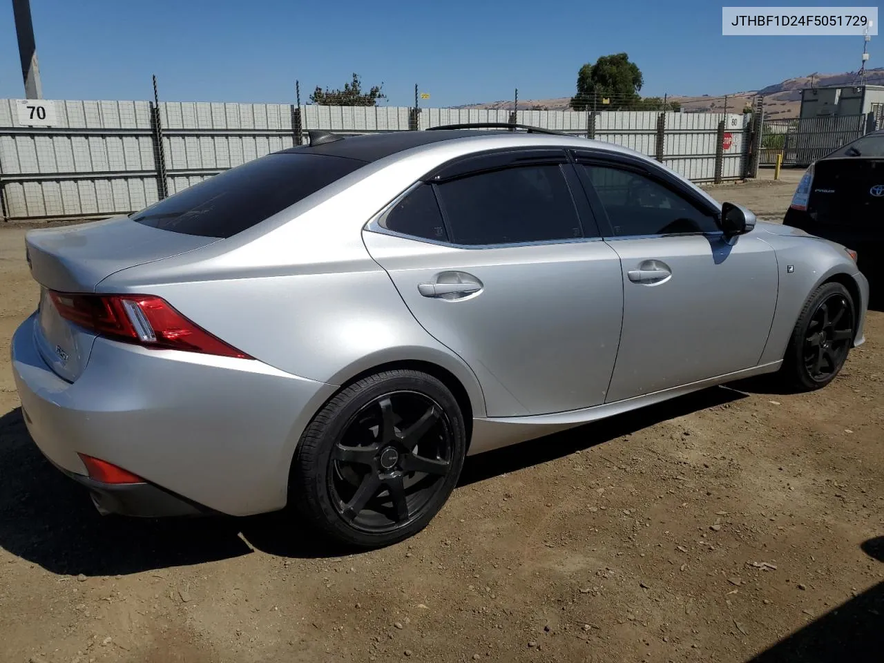 2015 Lexus Is 250 VIN: JTHBF1D24F5051729 Lot: 69310914