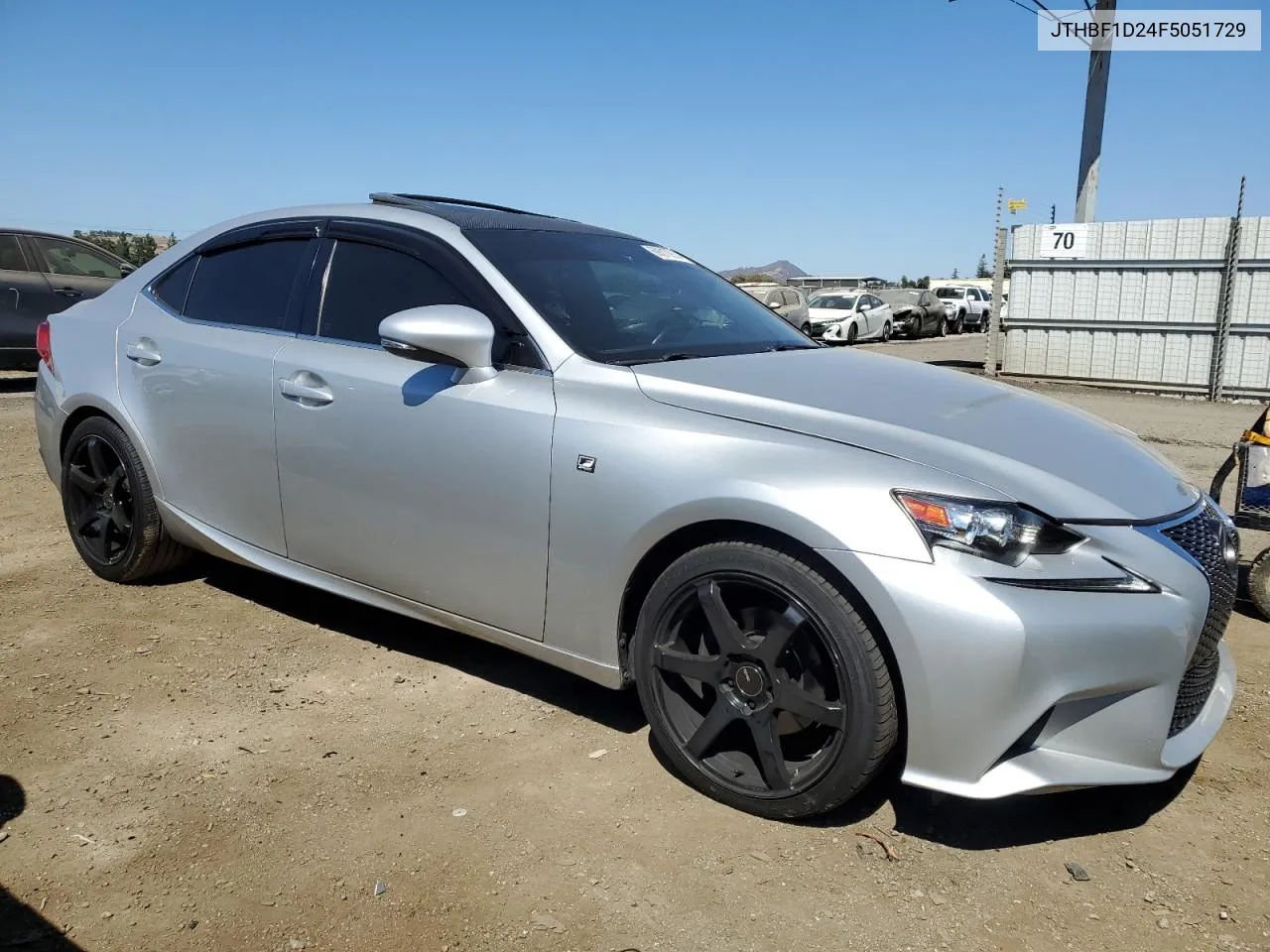 2015 Lexus Is 250 VIN: JTHBF1D24F5051729 Lot: 69310914