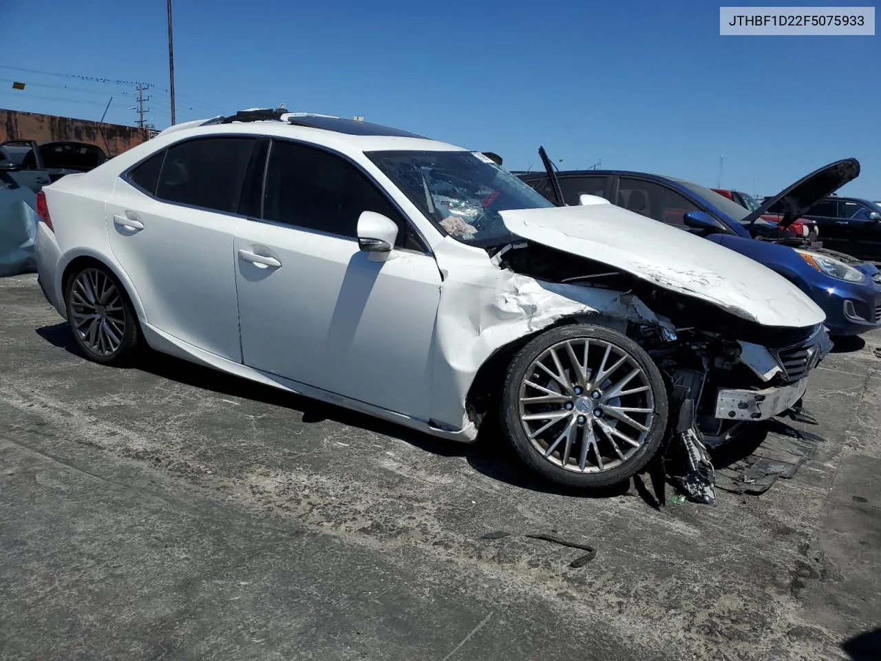 2015 Lexus Is 250 VIN: JTHBF1D22F5075933 Lot: 70911464