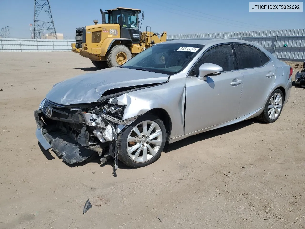 2015 Lexus Is 250 VIN: JTHCF1D2XF5022692 Lot: 71217754