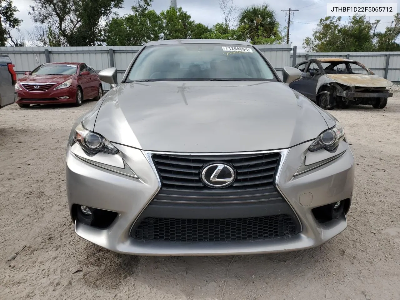 2015 Lexus Is 250 VIN: JTHBF1D22F5065712 Lot: 71294584