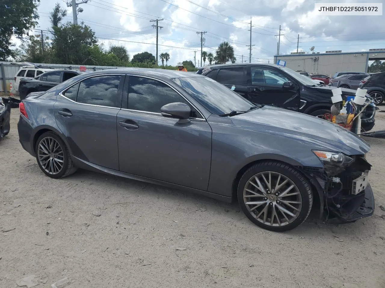 2015 Lexus Is 250 VIN: JTHBF1D22F5051972 Lot: 72658854