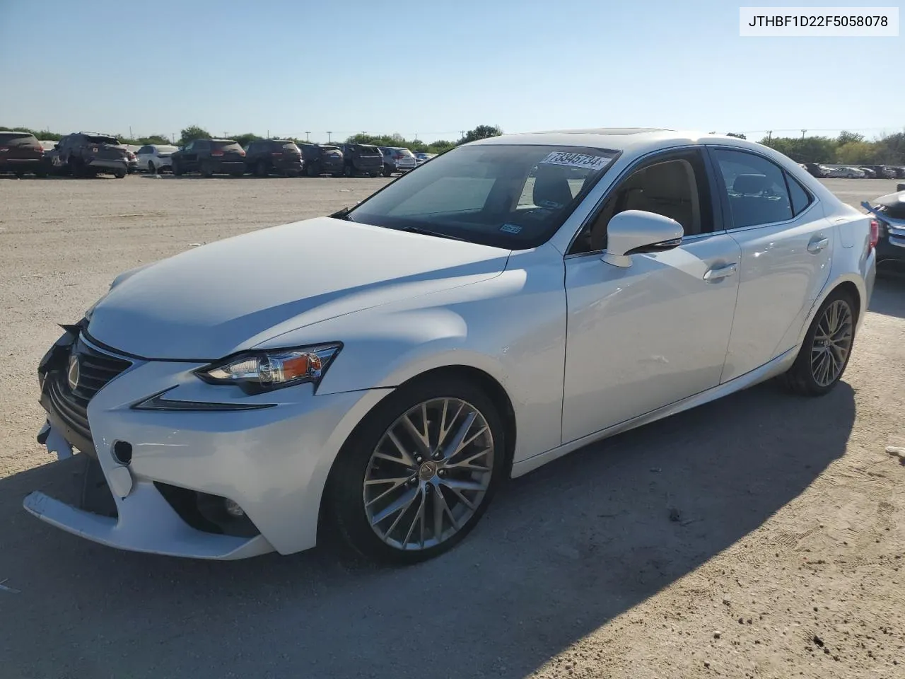 2015 Lexus Is 250 VIN: JTHBF1D22F5058078 Lot: 73345734